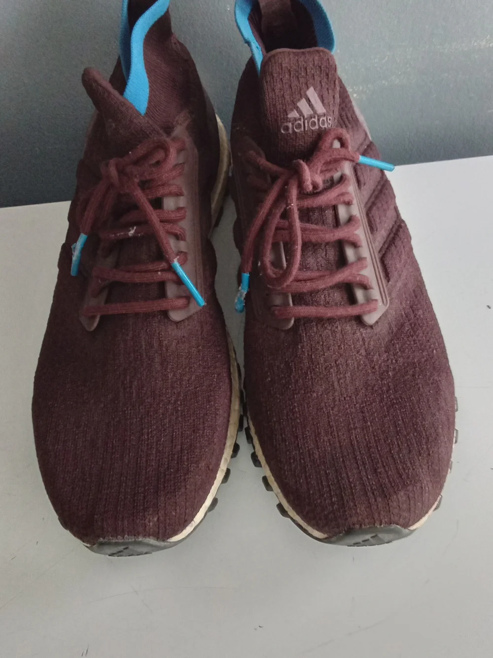 Adidas Ultraboost All Terrain Burgundy Maroon Blue Mens Running Shoes S82035